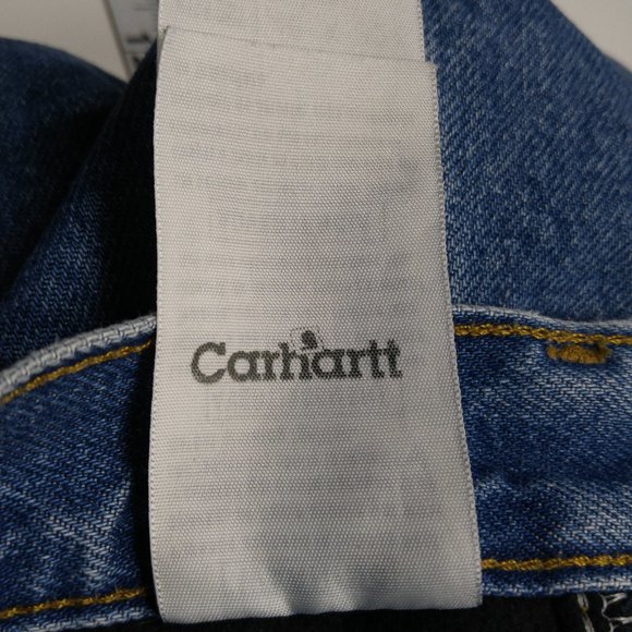 SOLD Carhartt Relaxed Fit Jeans Men's 48x32 Fleece Lined B929 - Picture 11 of 13